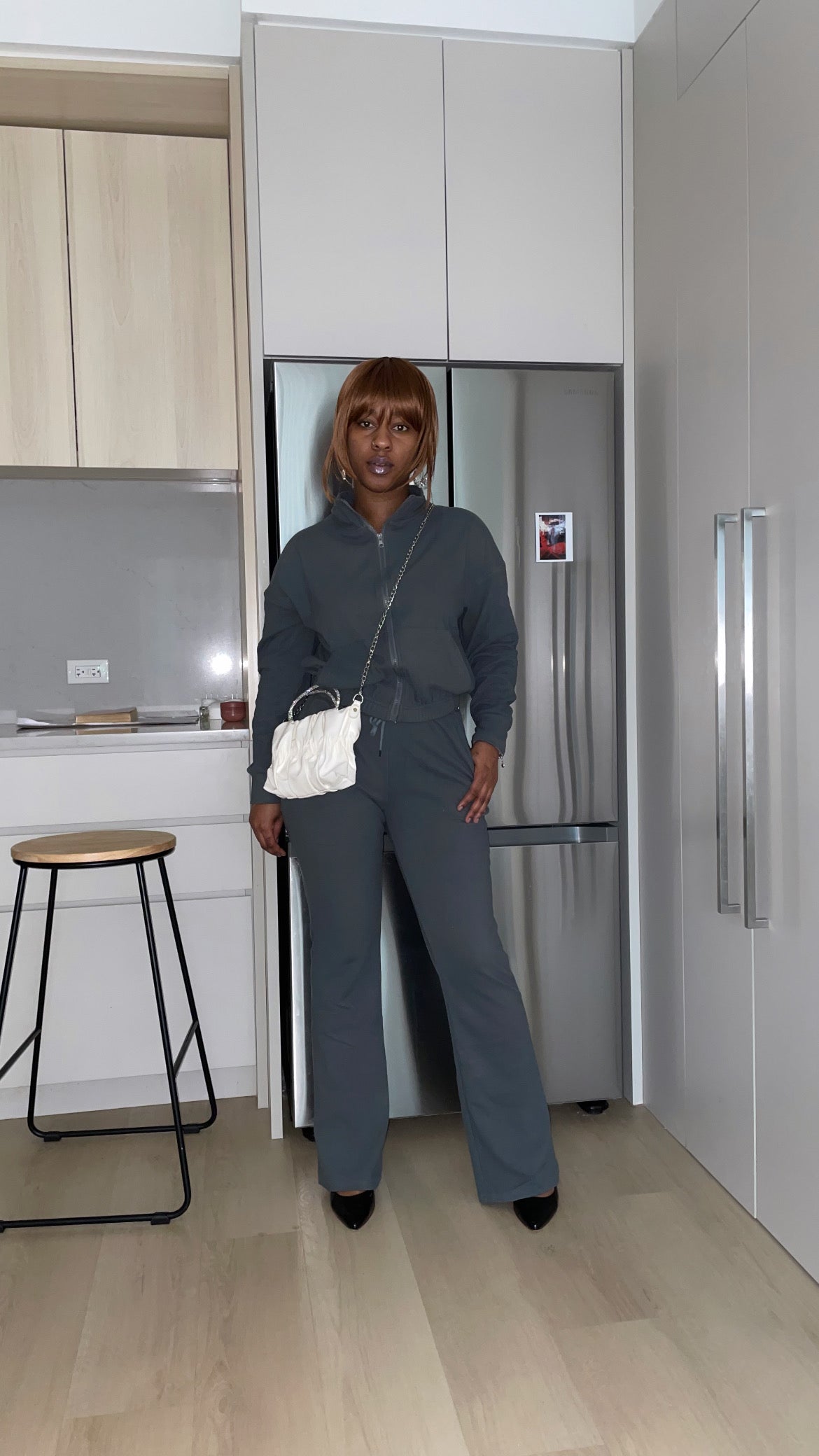 Soft Zipup Track Suit Set