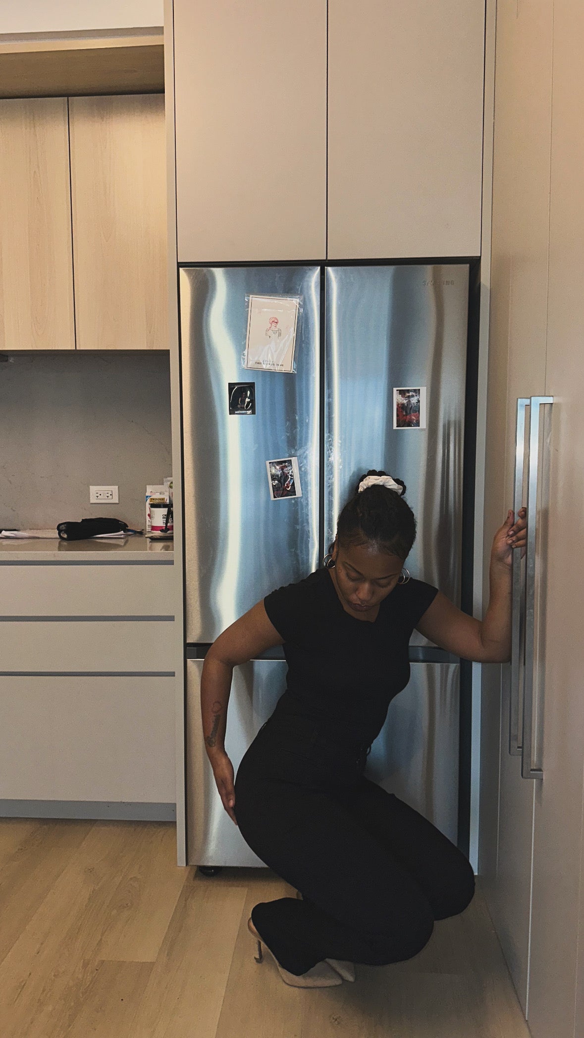 Panel Straight Cut Denim Jeans With Pockets